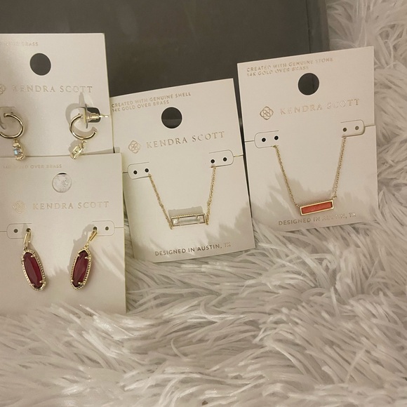 Kendra Scott Jewelry - Kendra Scott Gold and Red Jewelry Set